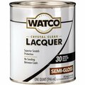 Watco Clear Semi-Gloss Quart 87 Sq. Ft./Qt. Lacquer 63141